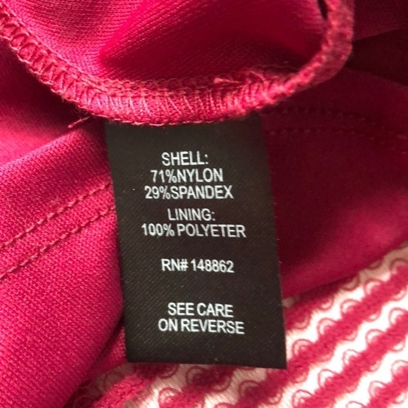 Torrid Fuchsia Berry Mesh Textured Pleated Flared Circle Skater Skirt Plus 4X - Picture 6 of 10